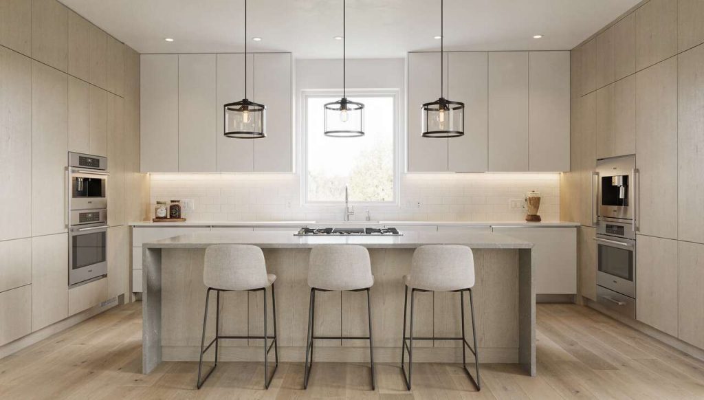 Dispositions efficaces pour îlot central