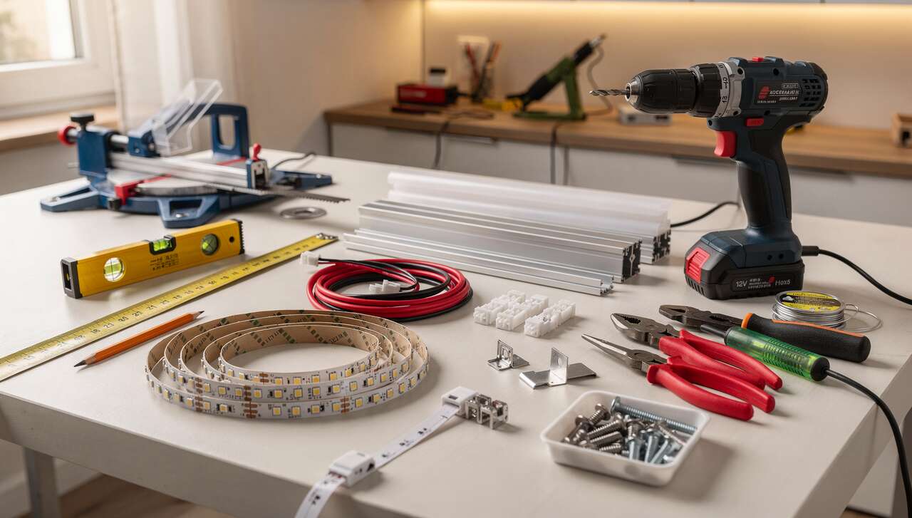 Installer un système d'éclairage économique