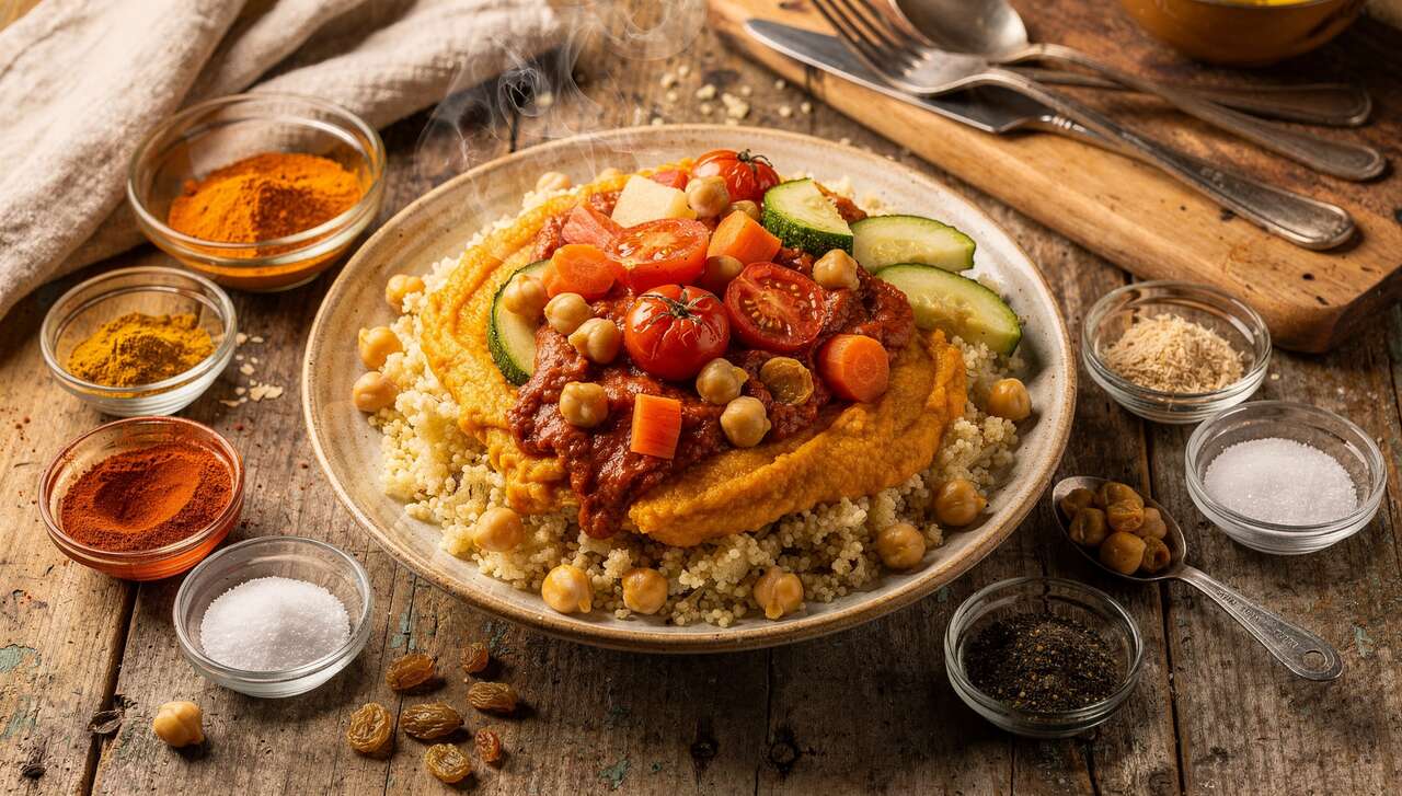 Légumes à couscous maison : recette savoureuse