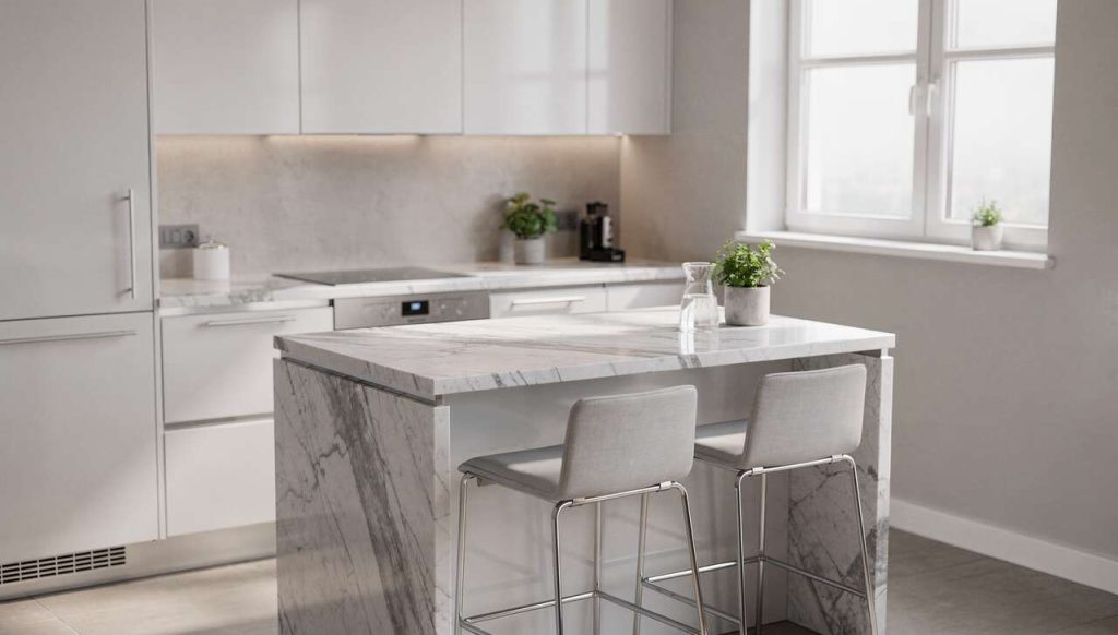 Îlot central : l'allié des petites cuisines