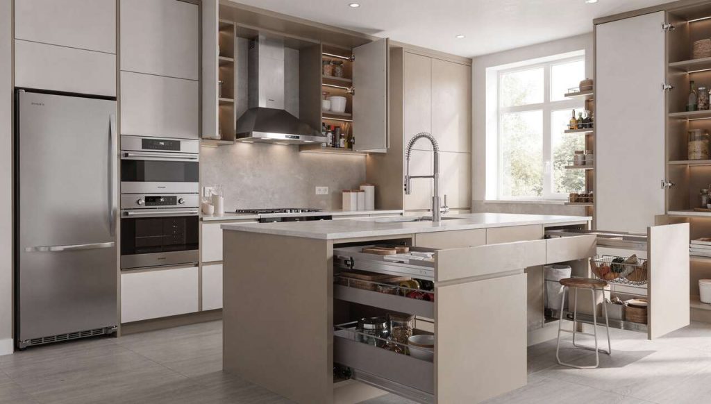 Systèmes innovants : organisation des cuisines en hauteur