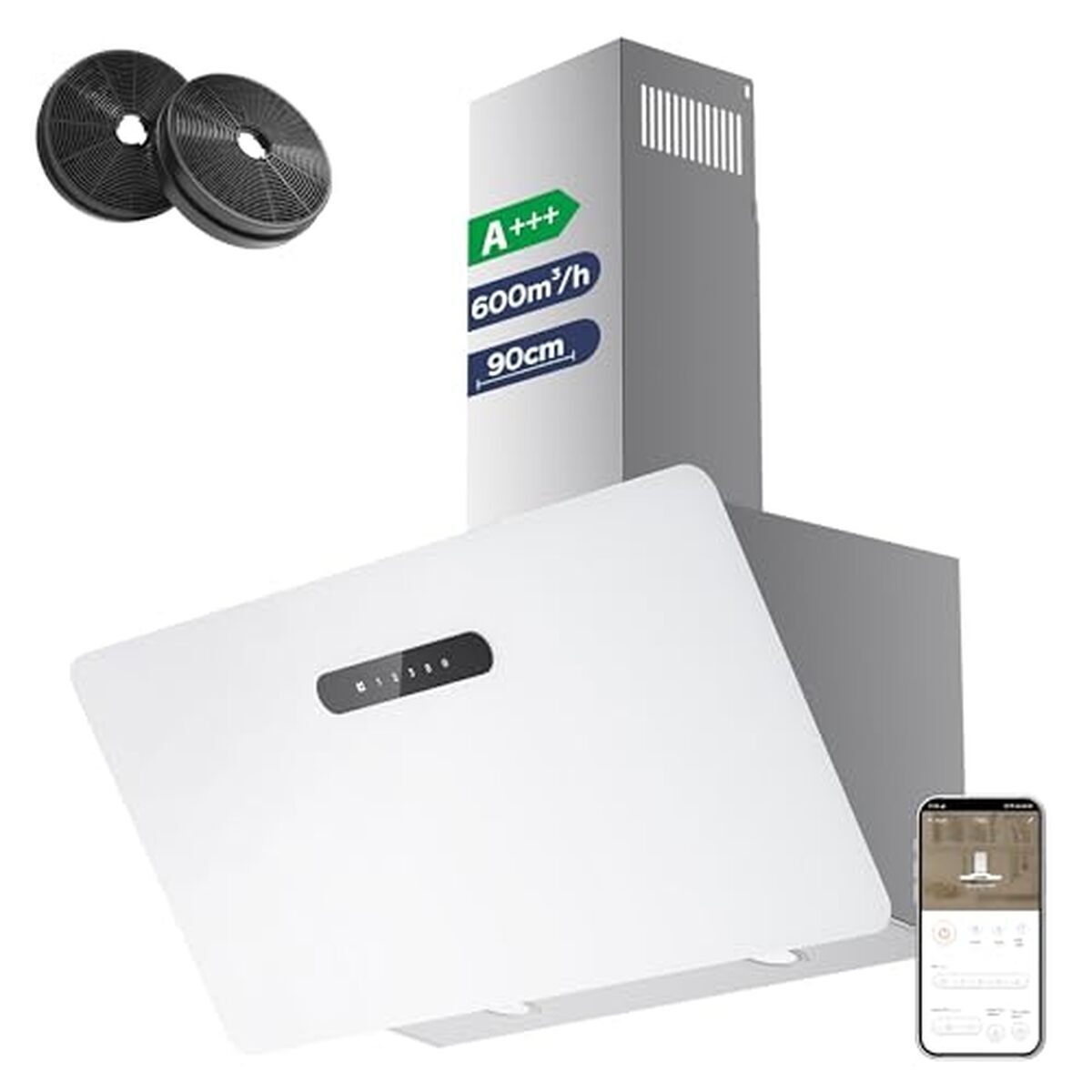 Test : hotte aspirante CIARRA CBCW9736K ultra performante