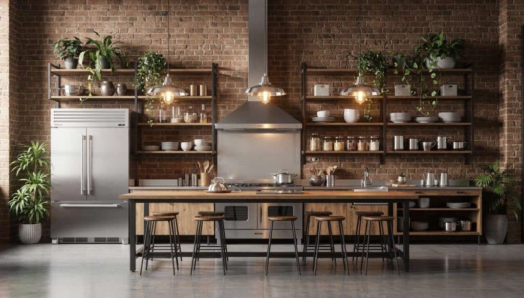 L’art de la décoration dans les cuisines industrielles