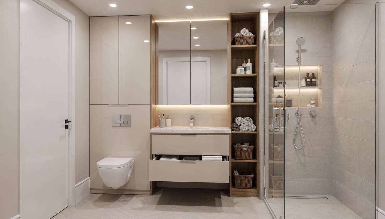 Innovations pour les salles de bains exiguës