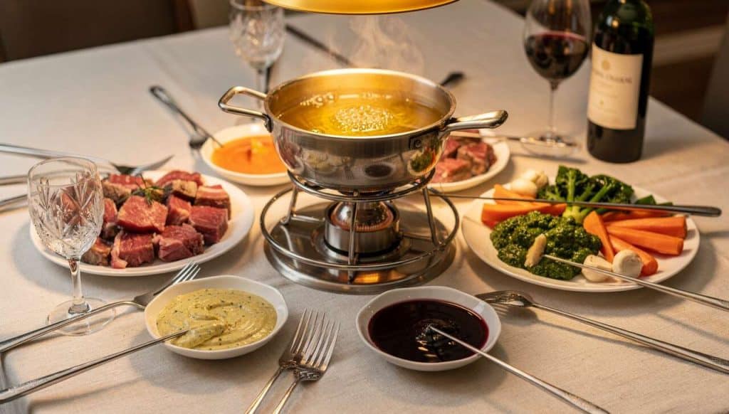 Fondue vigneronne : trois sauces gourmandes