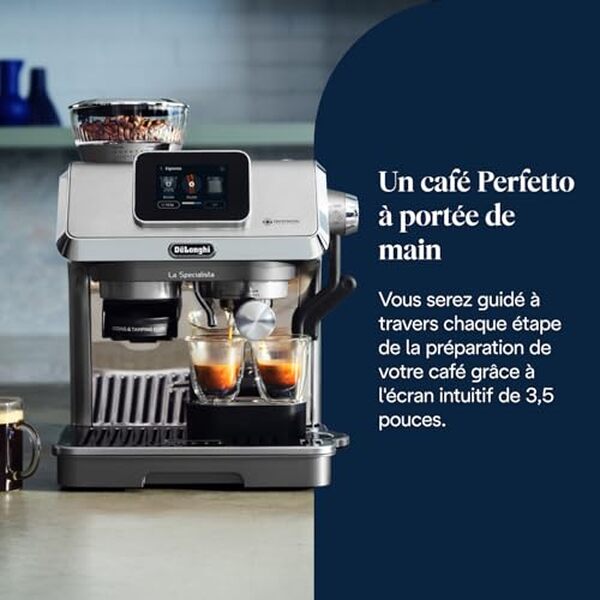 Découvrez notre test complet de la De'Longhi la specialista touch ec9455.m : performances d'espresso, mousseur à lait intuitif et fonctionnalités pour un café parfait à la maison.