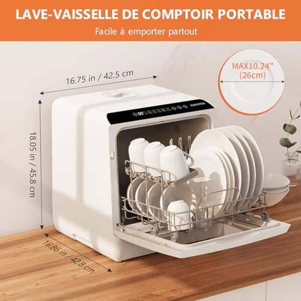 Découvrez notre test complet du mini lave-vaisselle Karlxtom : efficacité, consommation énergétique et capacité pour petits espaces. Avis détaillé et conseils d'achat. 
