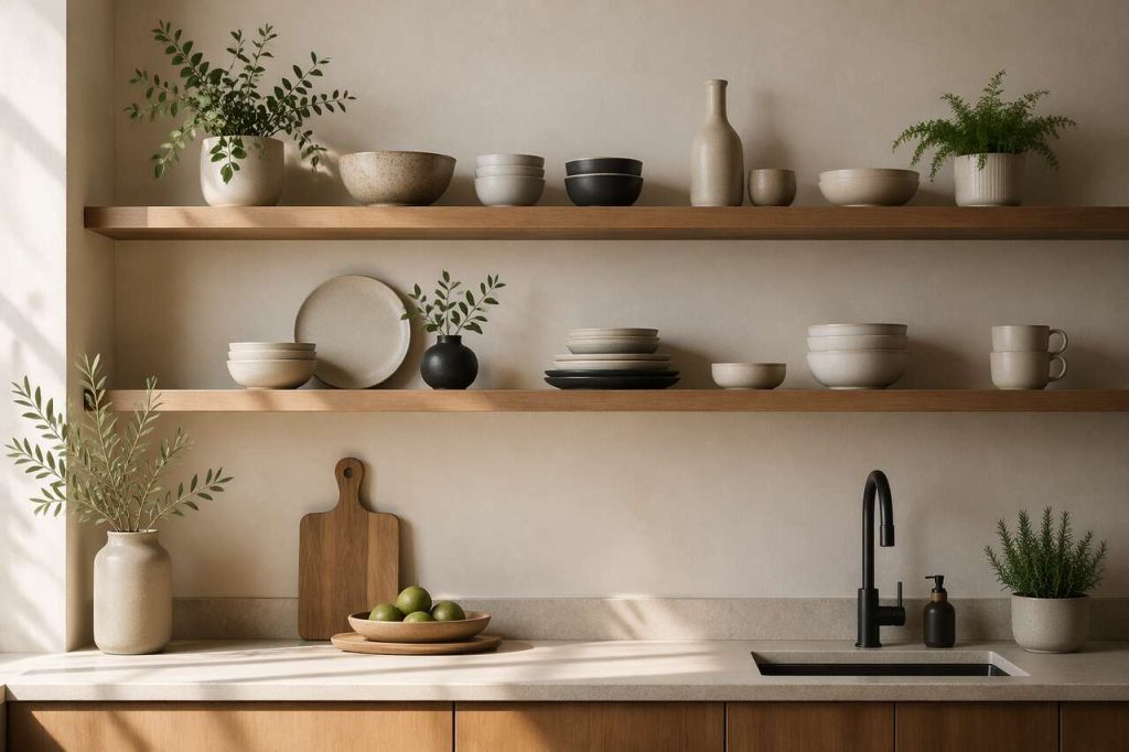 Décor mural minimaliste : élégance dans sa cuisine