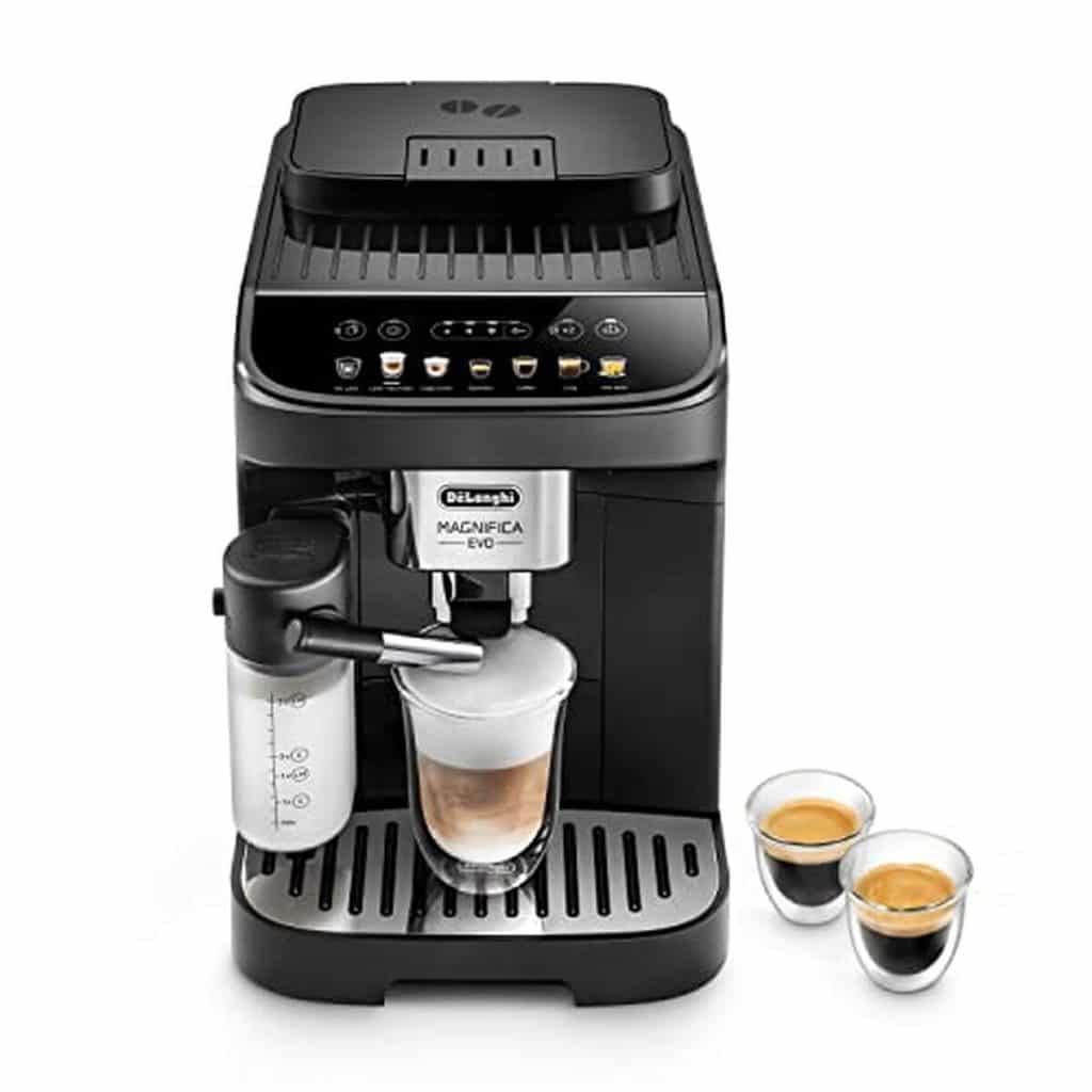Test de la De'Longhi Magnifica Evo ECAM292.81.B : café et cappuccino parfaits