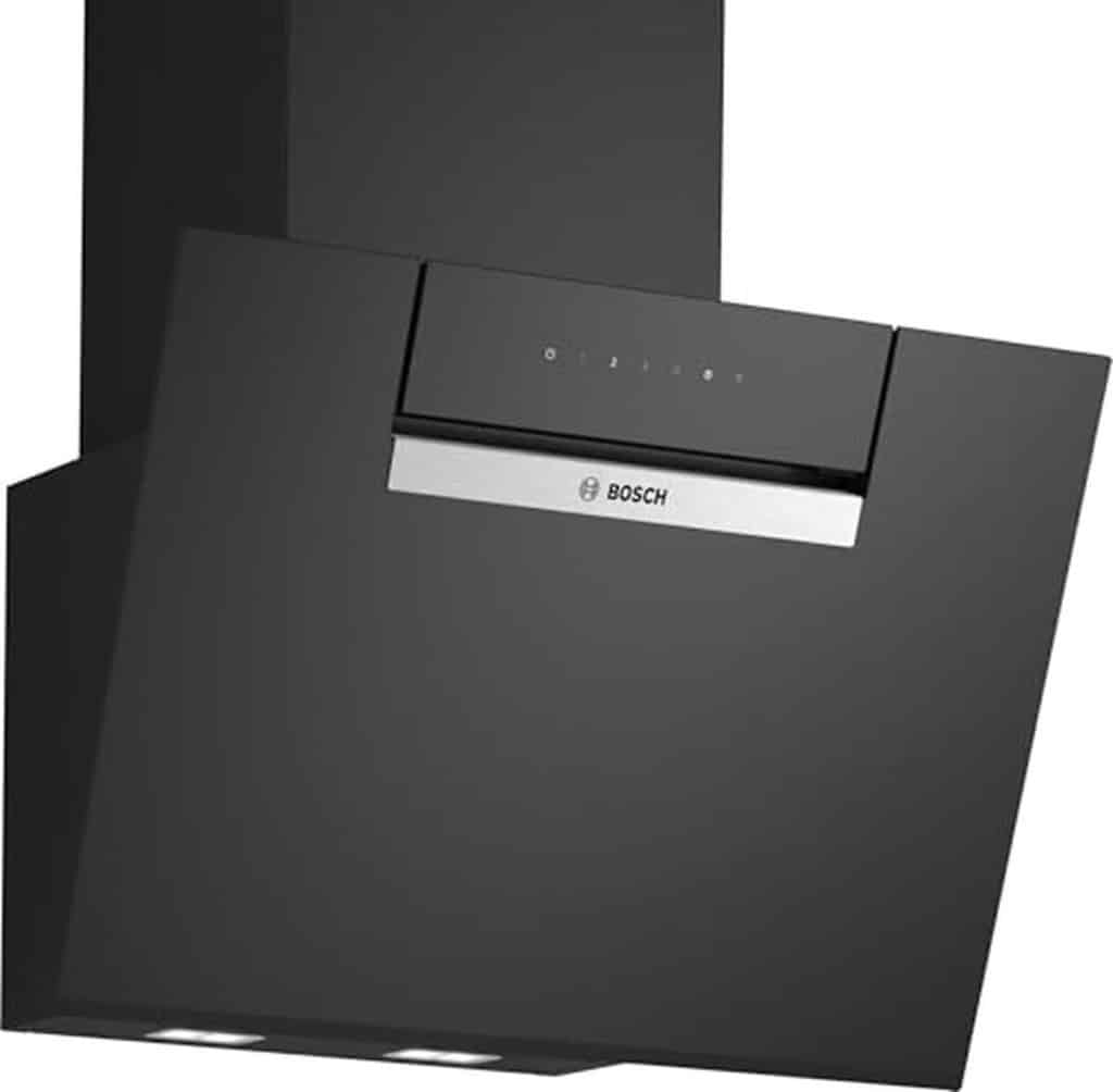 Test de la hotte inclinée Bosch DWK67FN60, série 4, noir