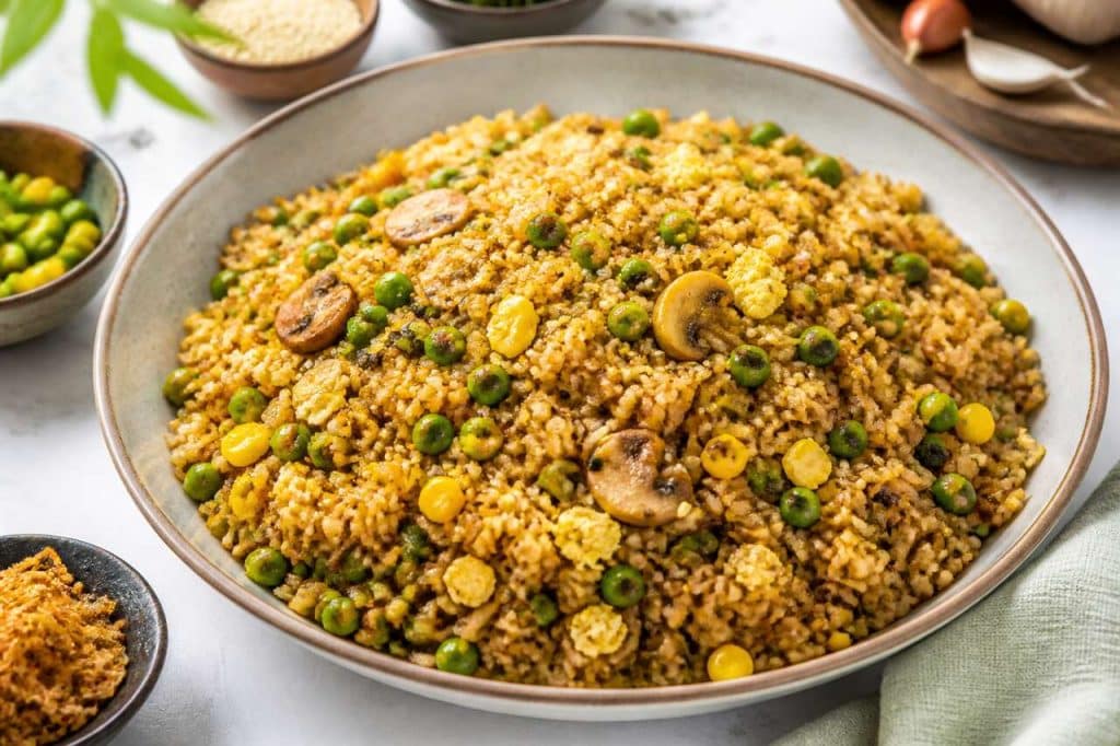 Recette de riz sauté à la sauce soja