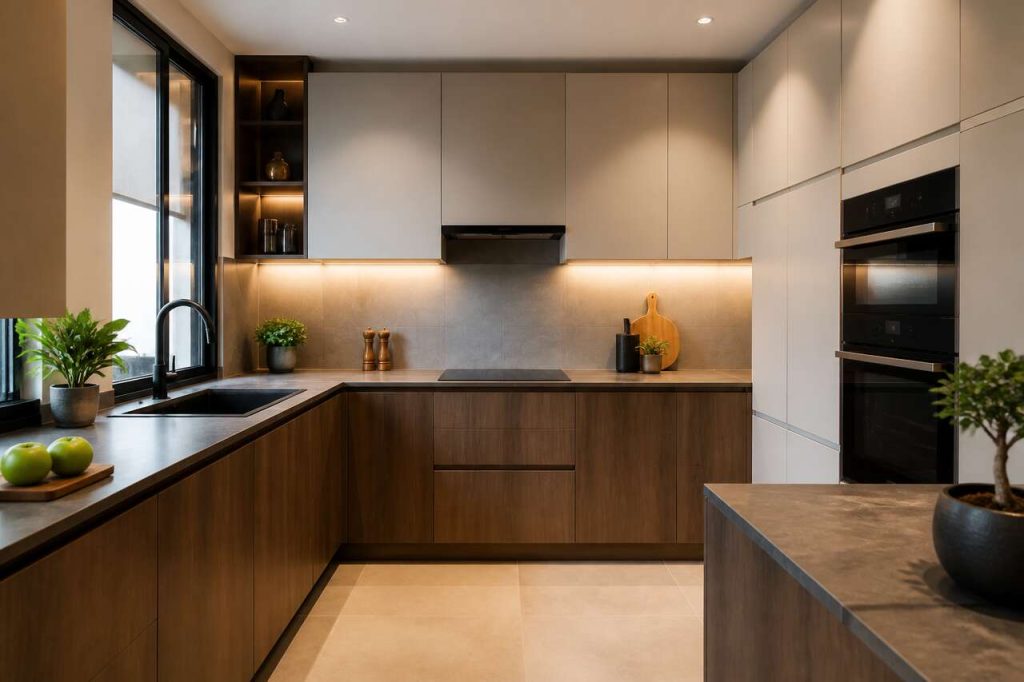 Choix de mobilier pour une cuisine d'angle optimale