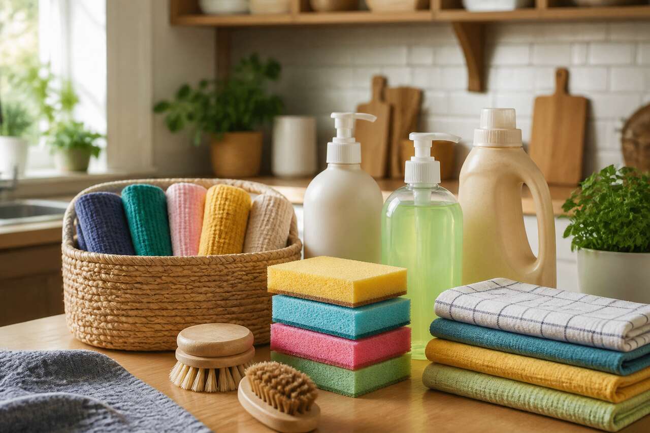 Produits d'entretien pour textiles de cuisine