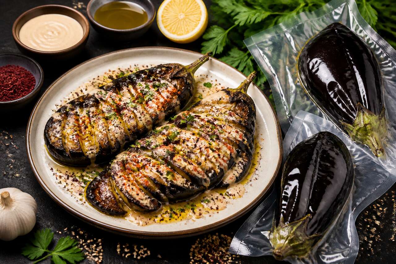 Aubergines rôties à la coque : recette savoureuse