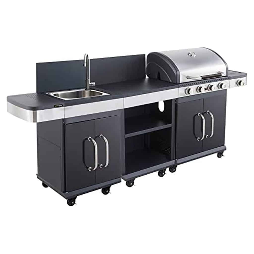 Test barbecue au gaz Happy Garden FIDGI 4 : cuisine extérieure complète