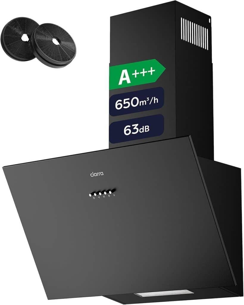 Test : hotte CIARRA CBCB6762A 60cm - puissance et design noir