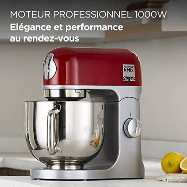 Découvrez notre test détaillé du robot pâtissier Kenwood KMX750RD : puissance, design élégant et performances en cuisine. Avis complet et conseils d'achat.