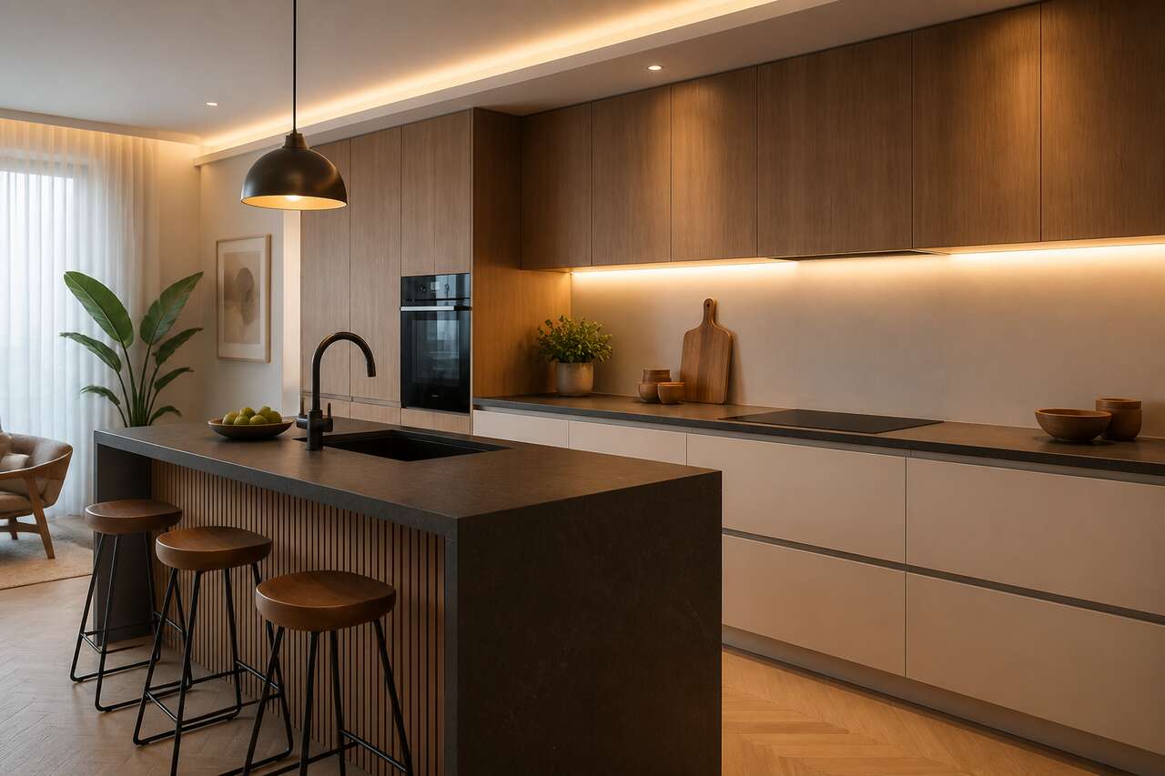 Combiner éclairage direct et indirect en cuisine