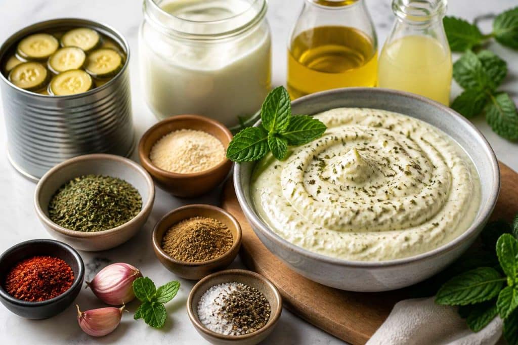 Dip courgette menthe : recette facile et rafraîchissante