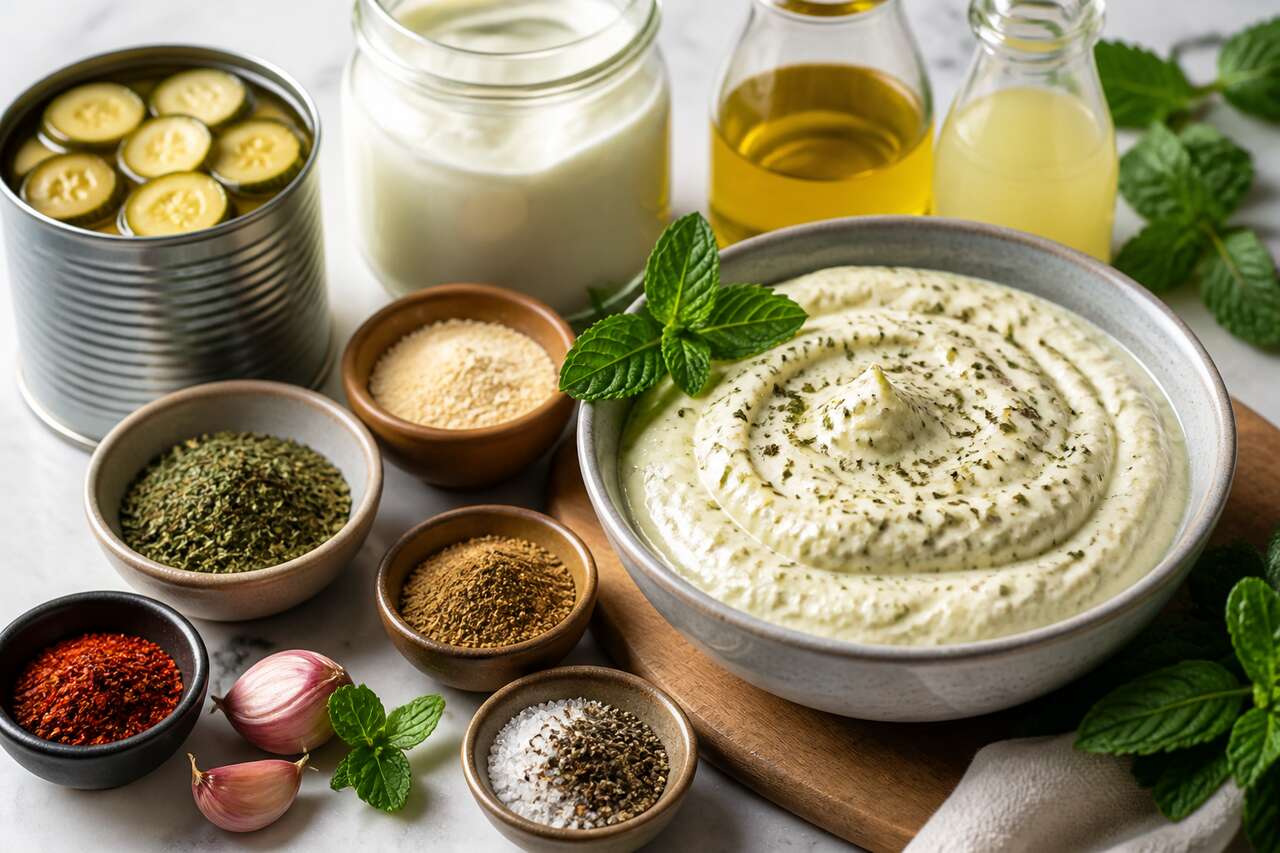 Dip courgette menthe : recette facile et rafraîchissante