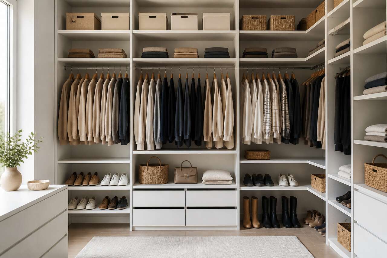 Accessoires indispensables pour organiser son placard