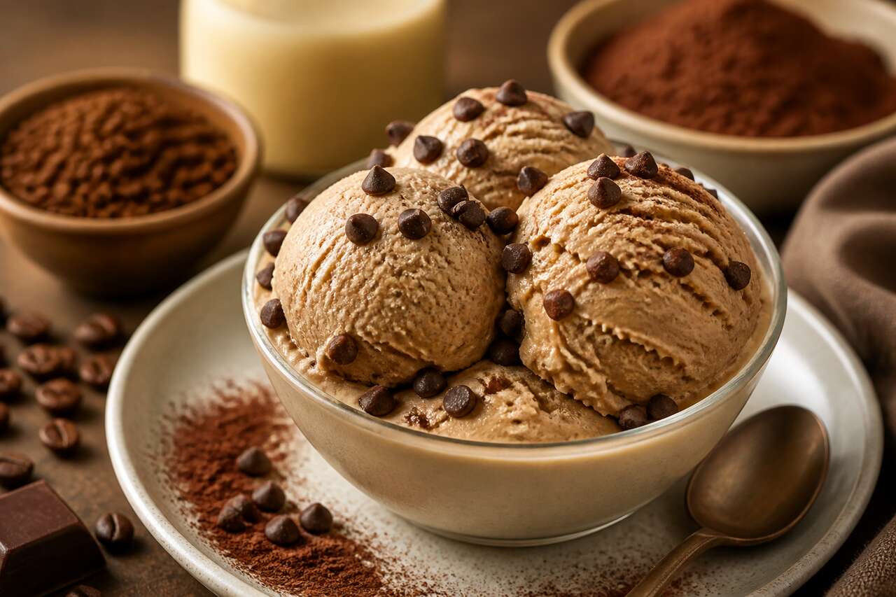 Glace au café facile sans sorbetière : recette rapide