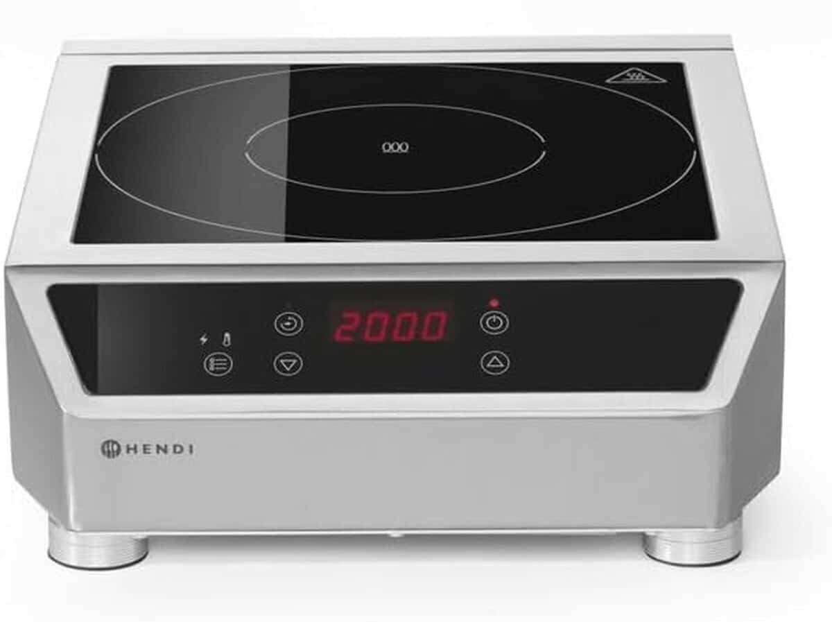 Test de la plaque à induction Hendi 239711 modèle 3500 D
