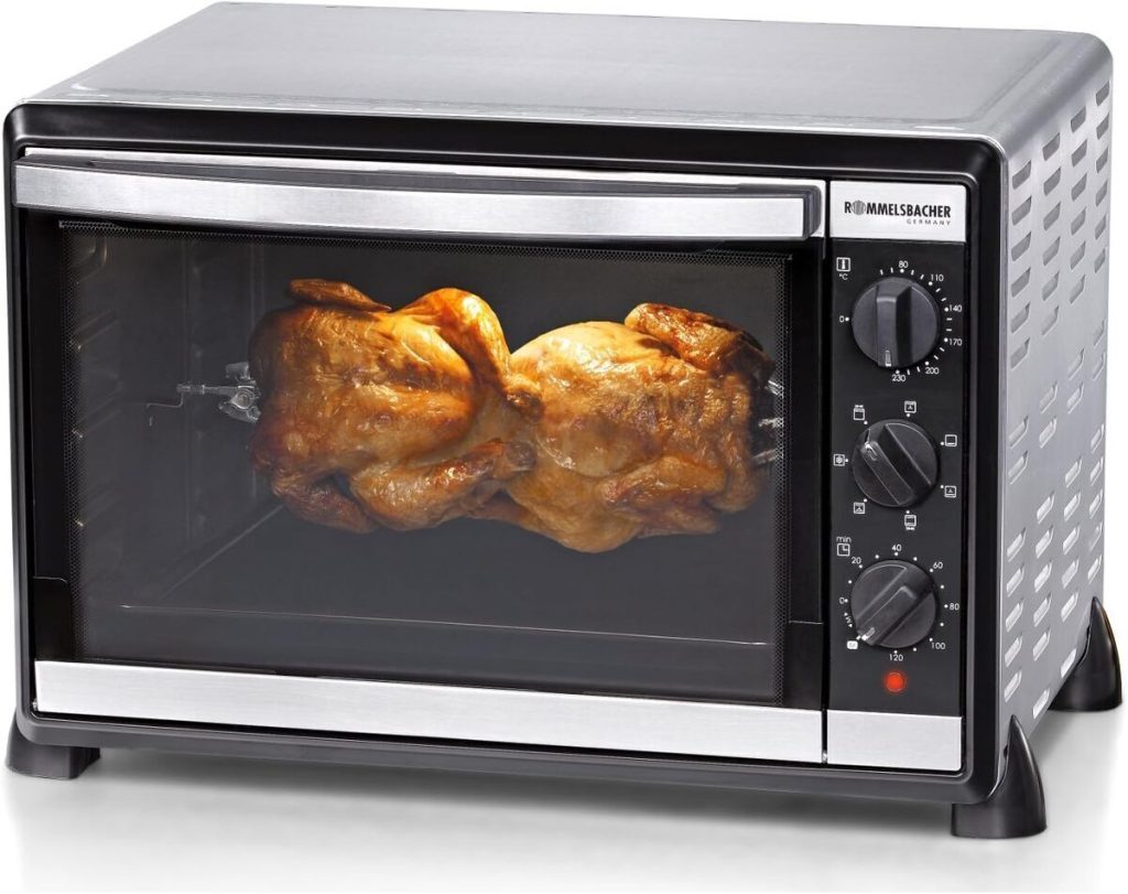 Test du four et rôtissoire Rommelsbacher BG 1805/E en acier inox 42 L