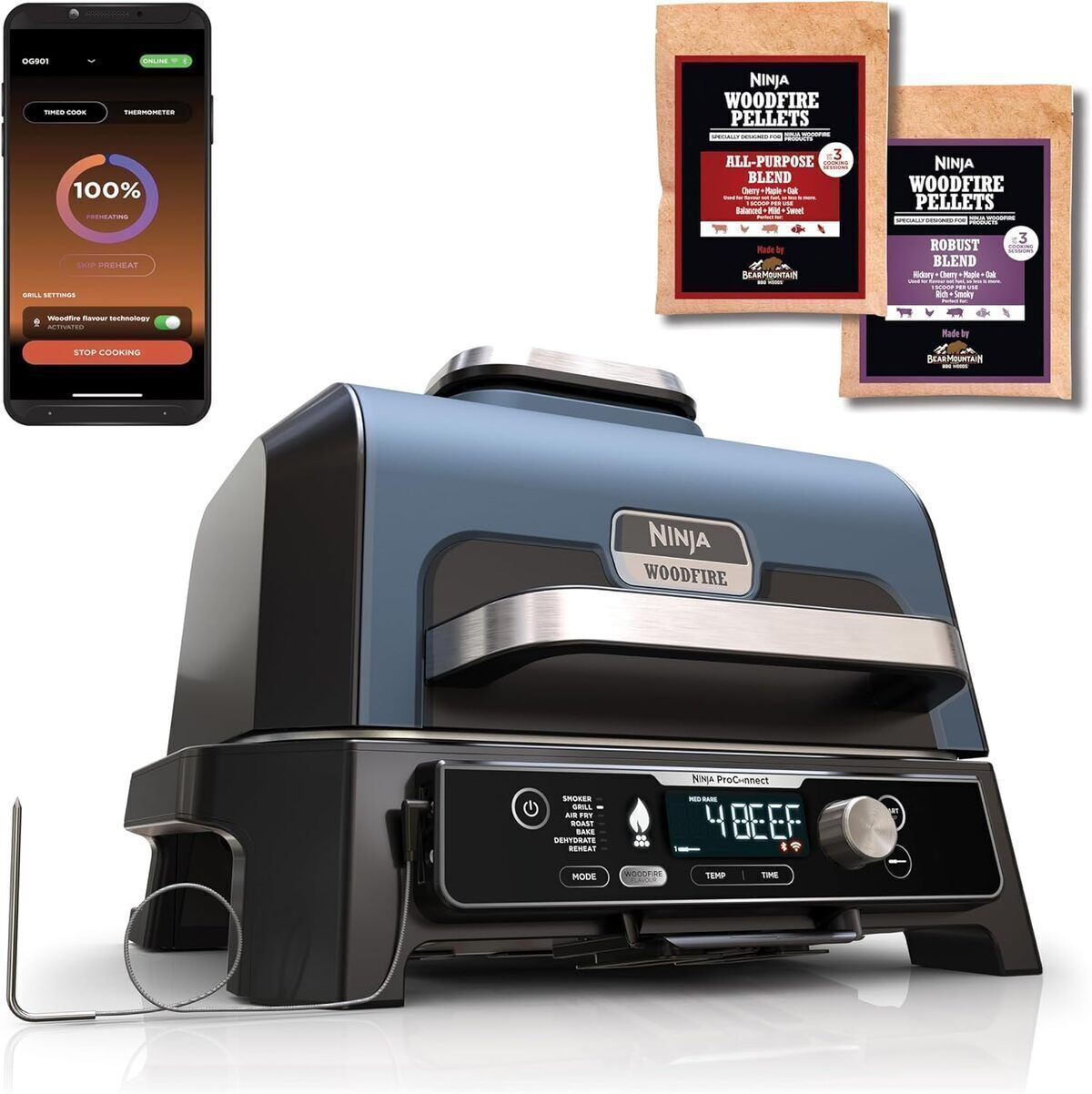 Test Du Grill Électrique Ninja Woodfire Pro Connect Xl Bbc : polyvalence et innovation en extérieur